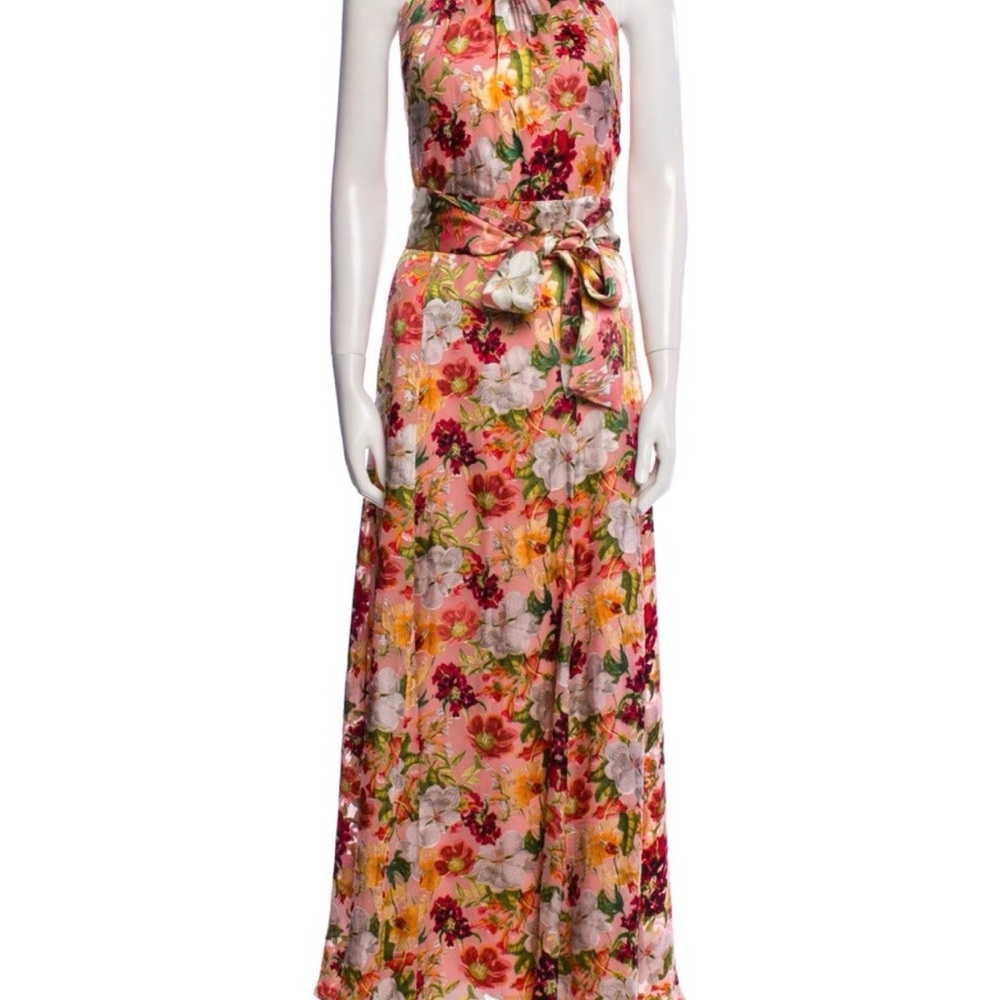 Alice + Olivia Floral Halter Dress